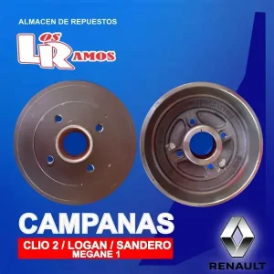 Campanas | Clio 2 - Logan - Sandero - Megane 1 | Renault