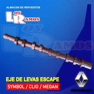 Eje de levas Escape | Symbol - Clio - Megan | Renault